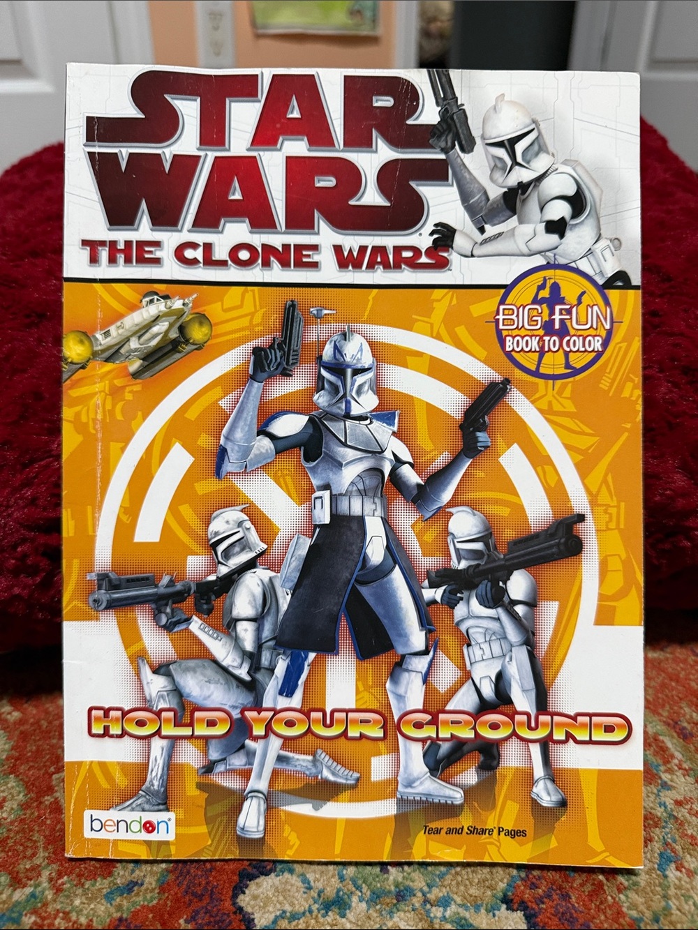 Star Wars The Clone Wars Hold Your Ground Coloring Book